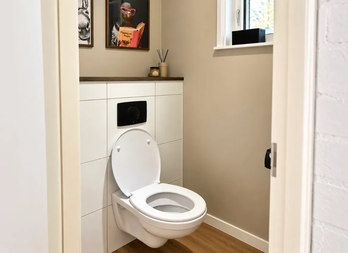 Toilet compleet opgefrist en afgewerkt
