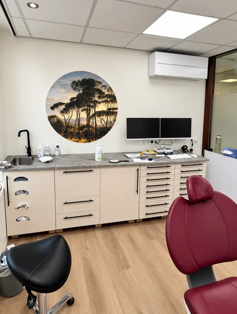 Behandelkamer met een frisse, moderne uitstraling